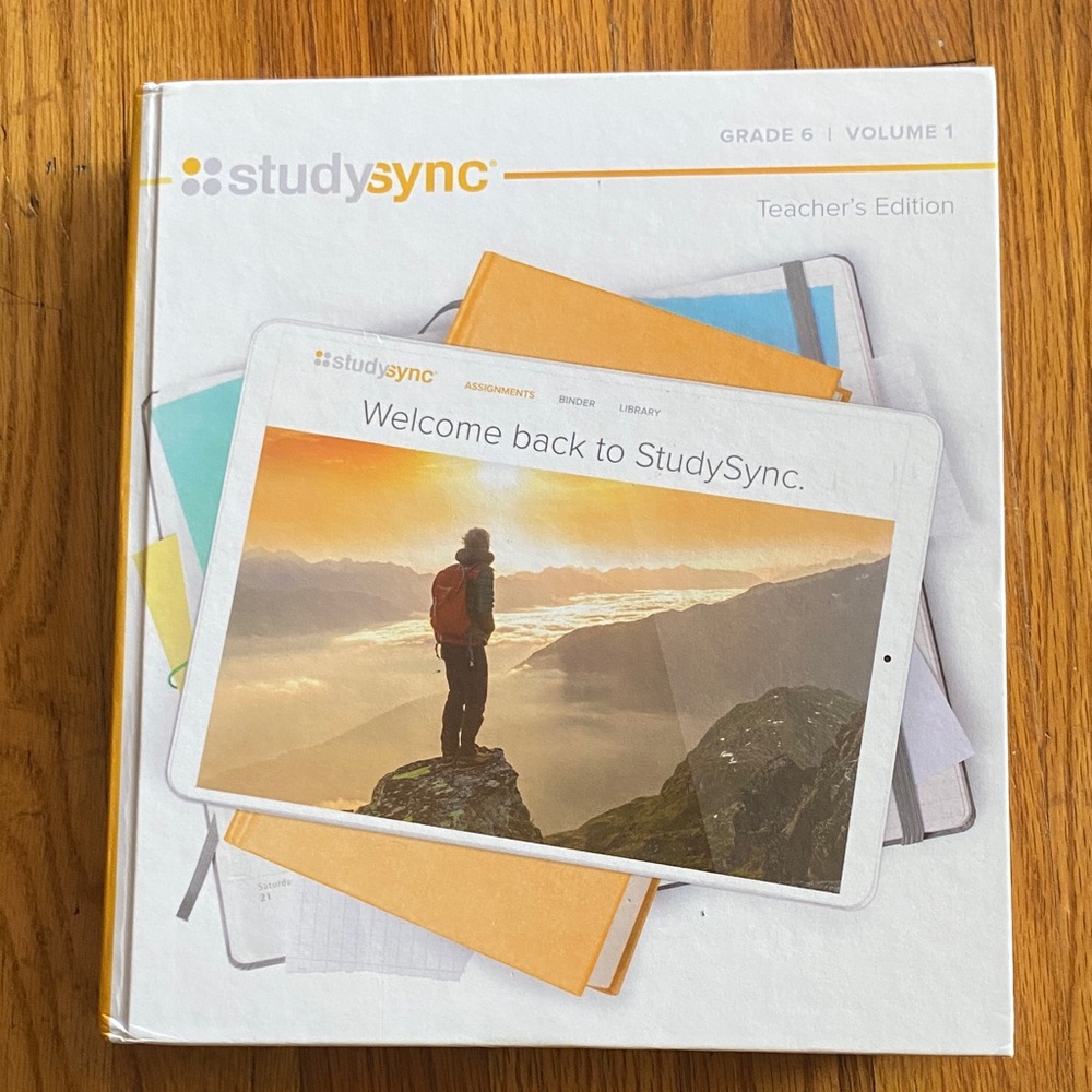 Teacher's Edition Tablet Studysync grade 6 volume 1